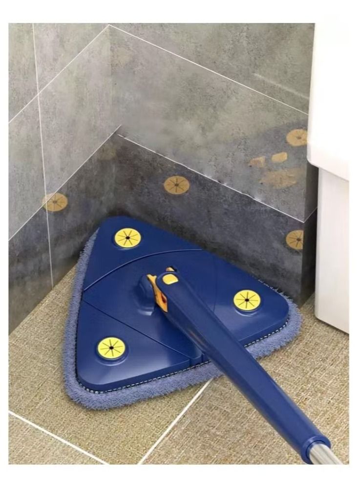 Rotatable Triangle Mops for Floor Cleaning,Push-Pull Automatic Self Squeezing Mop,Microfiber Dust Flat Cleaning Kitchen Mops for Floor Wall Window Car Cleaning - Image 1
