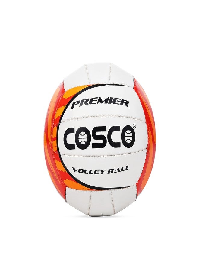 Cosco Rubber Premier Volleyball, Size 4, Multicolour - Image 1