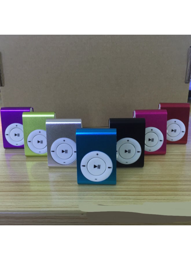 Metal No Screen Clip Card Mp3 Student Walkman MP3 Music Player Sports Gift Color Mp3-Body Color:Purple-Memory Capacity:Host Charging Line (bag)  - Image 4