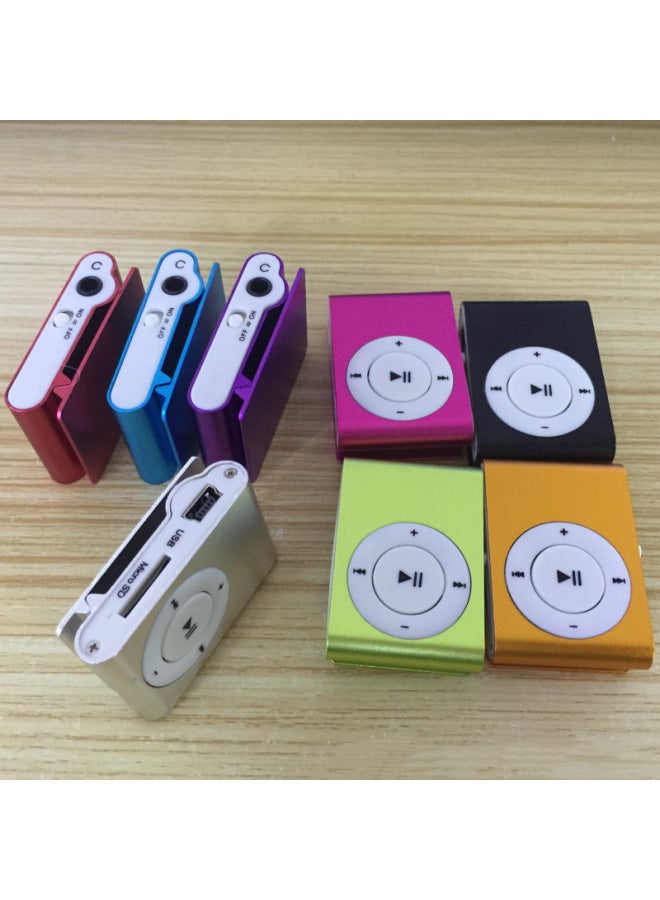 Metal No Screen Clip Card Mp3 Student Walkman MP3 Music Player Sports Gift Color Mp3-Body Color:Purple-Memory Capacity:Host Charging Line (bag)  - Image 3