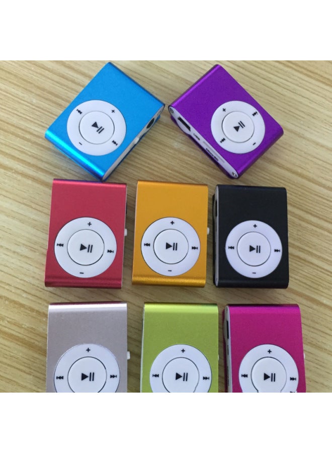 Metal No Screen Clip Card Mp3 Student Walkman MP3 Music Player Sports Gift Color Mp3-Body Color:Purple-Memory Capacity:Host Charging Line (bag)  - Image 5