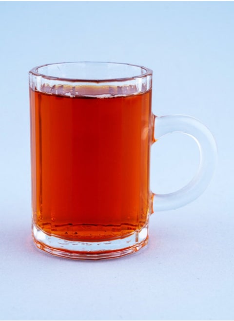 New 6-piece ribbed tea cup set