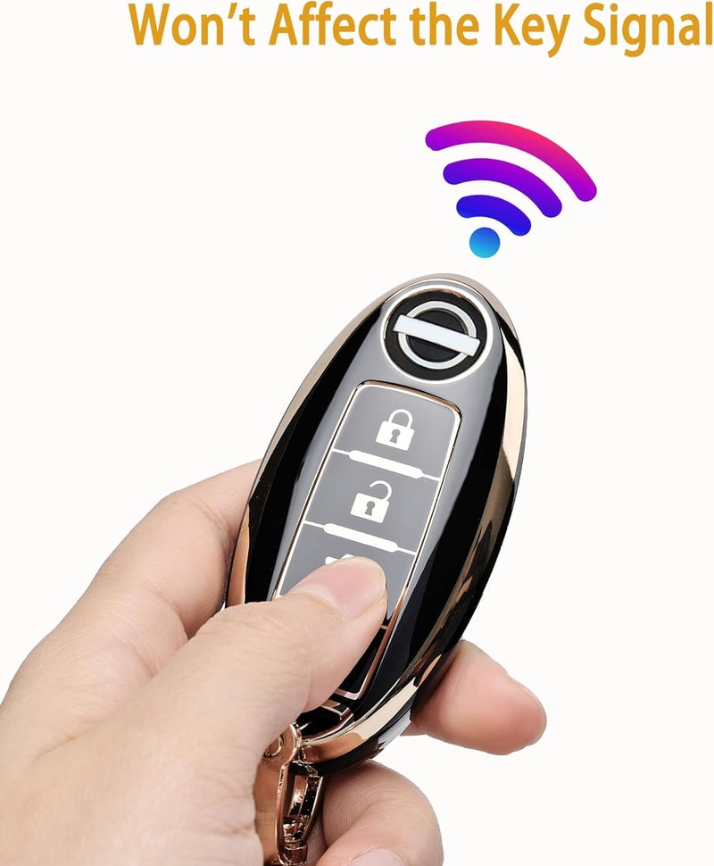 JAMCARI Soft TPU Key Fob Cover for Nissan - Image 5