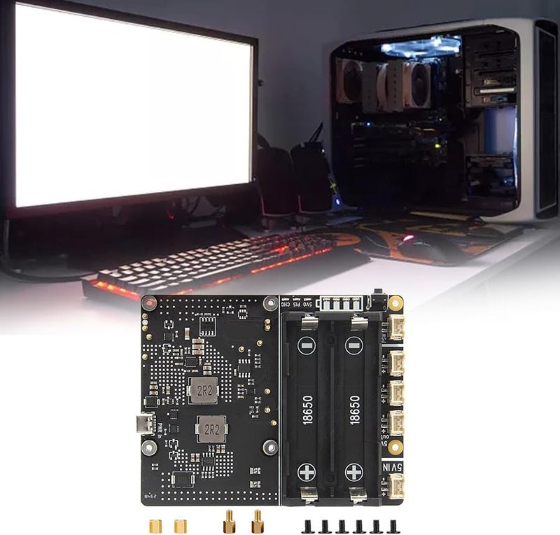 X1201 UPS Expansion Board With USB C And XH2 54 2P Connector For Mainboard - Image 3