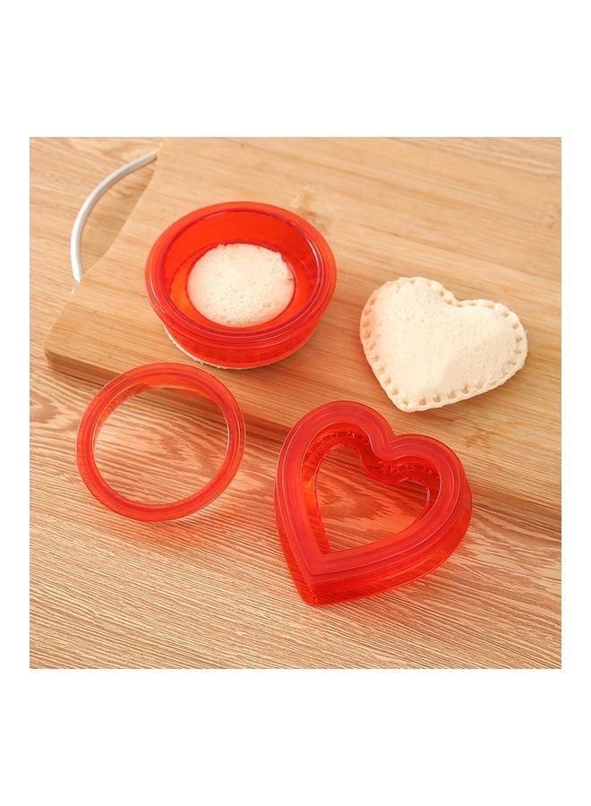 NIBEMINENT Sandwich Cutter And Sealer Red 11.51x1.5x5cm - Image 1