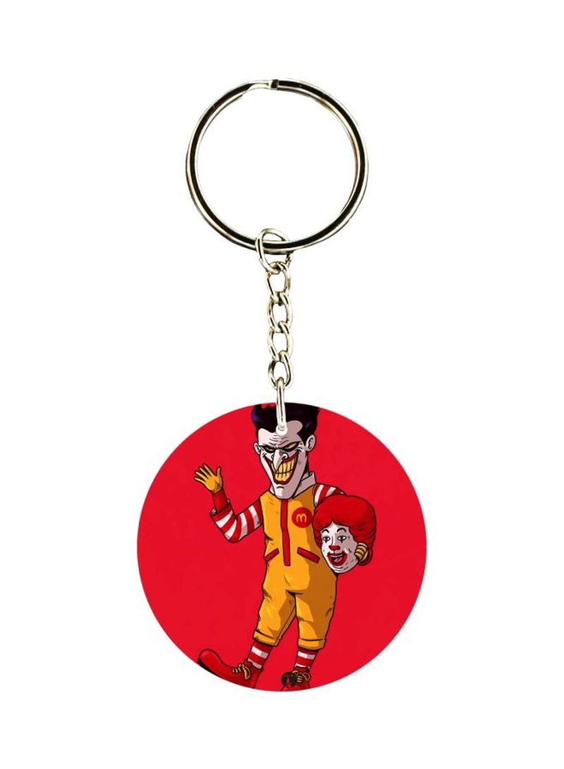 RKN Joker Printed Double Sided Keychain