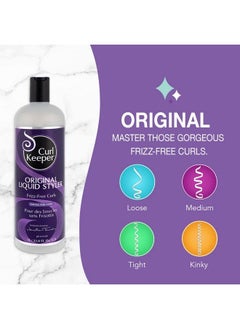 Curl Keeper Original Liquid Styler: Total Control In All Weather Conditions For Well Defined Frizzfree Curls With No Product Build Up (338 Oz)  - Image 3