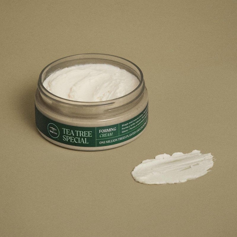 Tea Tree Forming Cream, Flexible Hold, Natural Shine Finish, For All Hair Types, Especially Medium to Coarse, 3 oz - Image 2