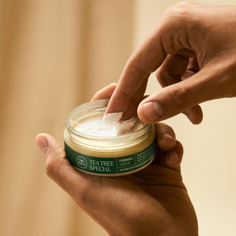Tea Tree Forming Cream, Flexible Hold, Natural Shine Finish, For All Hair Types, Especially Medium to Coarse, 3 oz - Image 3