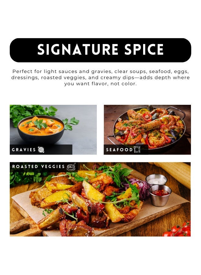 أباميك مسحوق الفلفل الأبيض | فلفل أبيض مطحون ناعماً | توابل عطرية وحارة قليلاً - 500 غرام | 17.6 أونصة - Image 5