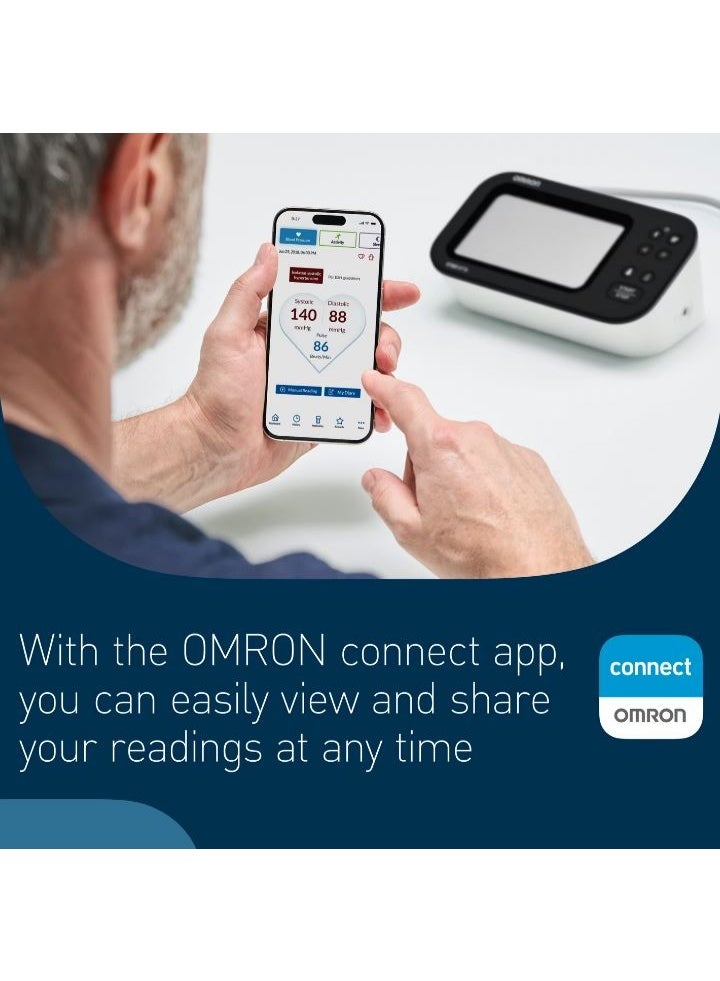 Omron M7 Intelli IT AFib HEM-7380T1 Blood Pressure Monitor - Bluetooth + Atrial Fibrillation Detection - Image 2