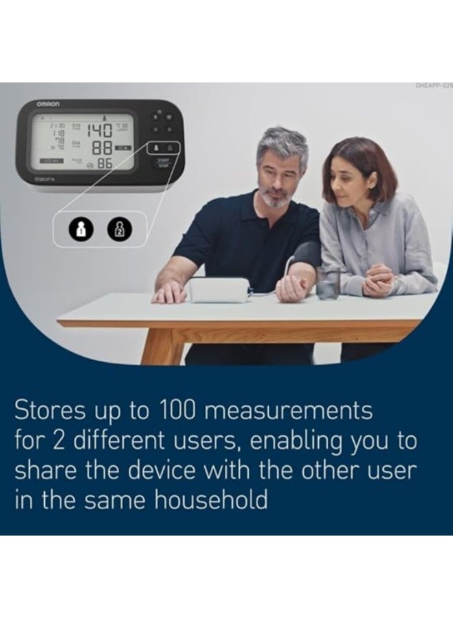 Omron M7 Intelli IT AFib HEM-7380T1 Blood Pressure Monitor - Bluetooth + Atrial Fibrillation Detection - Image 3