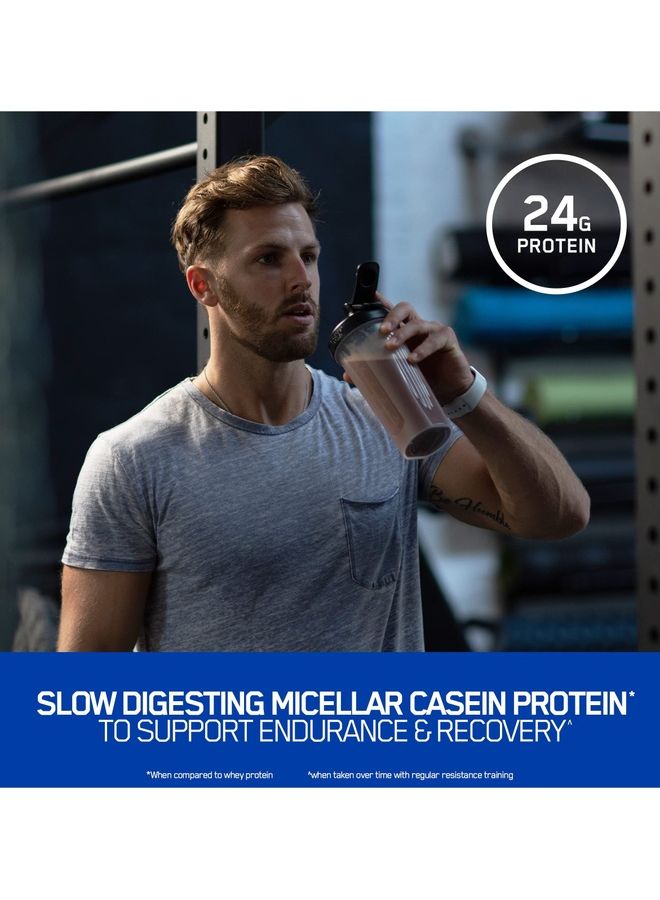 Optimum Nutrition Gold Standard 100 Percent Casein, Chocolate Supreme-25 Servings 850 Gram - Image 2