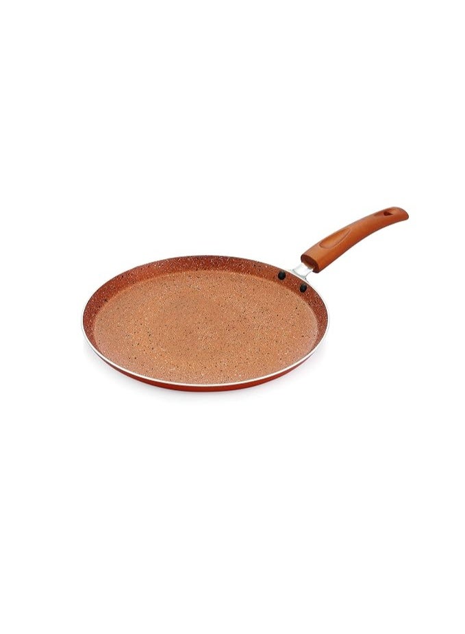 Nirlon  Aluminium Cooking Non Stick Induction Base Roti Flat Tawa 26cm (Compatible with All Induction, Gas & stovetops) - Image 1