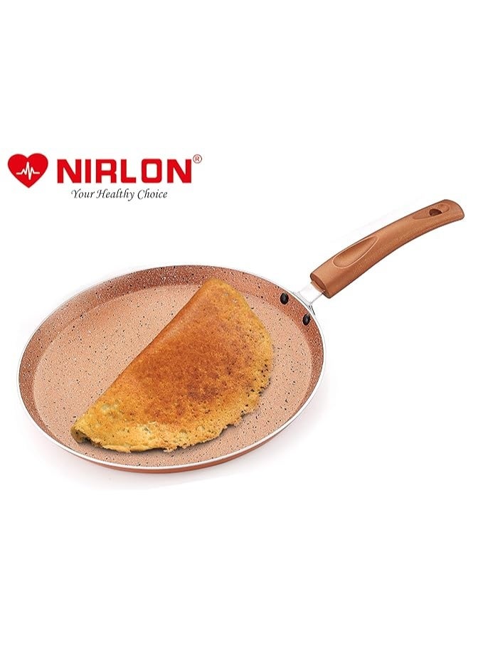 Nirlon  Aluminium Cooking Non Stick Induction Base Roti Flat Tawa 26cm (Compatible with All Induction, Gas & stovetops) - Image 3