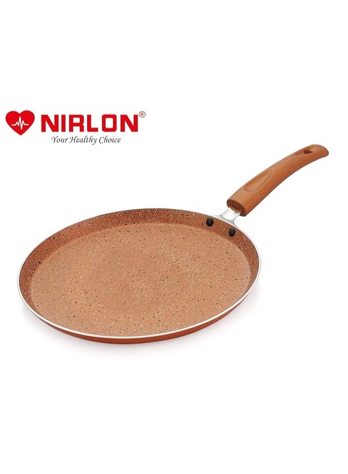 Nirlon  Aluminium Cooking Non Stick Induction Base Roti Flat Tawa 26cm (Compatible with All Induction, Gas & stovetops) - Image 4