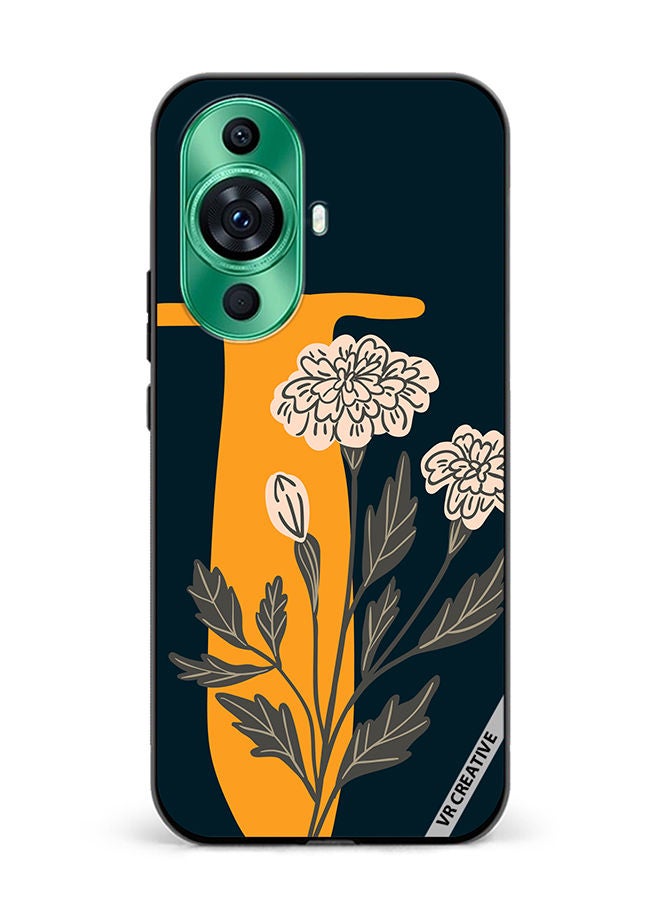 VR CREATIVE Protective Case Cover For Huawei nova 11 Ultra Alphabet T Design Multicolour - Image 1