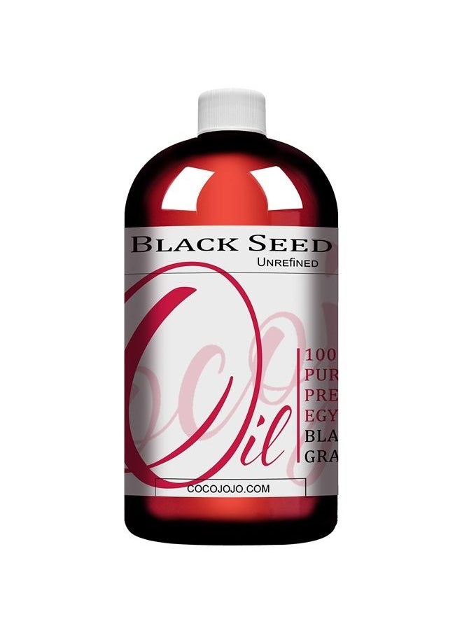 Dr Joe Lab - Egyptian Black Seed Oil - Bulk 32 oz - 100% Pure, Natural, Black Cumin Seed Oil, Unrefined, Kalonji, Cold Pressed, Extra Virgin, Blessed Seed, Vegan, Non GMO - Premium Grade A for Hair Skin Body Nails - Image 1