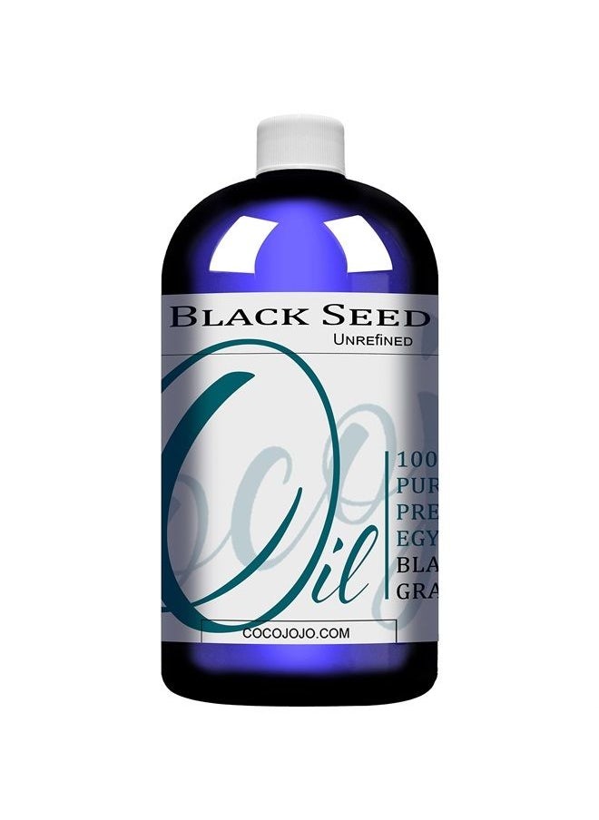 Dr Joe Lab - Egyptian Black Seed Oil - Bulk 32 oz - 100% Pure, Natural, Black Cumin Seed Oil, Unrefined, Kalonji, Cold Pressed, Extra Virgin, Blessed Seed, Vegan, Non GMO - Premium Grade A for Hair Skin Body Nails - Image 1