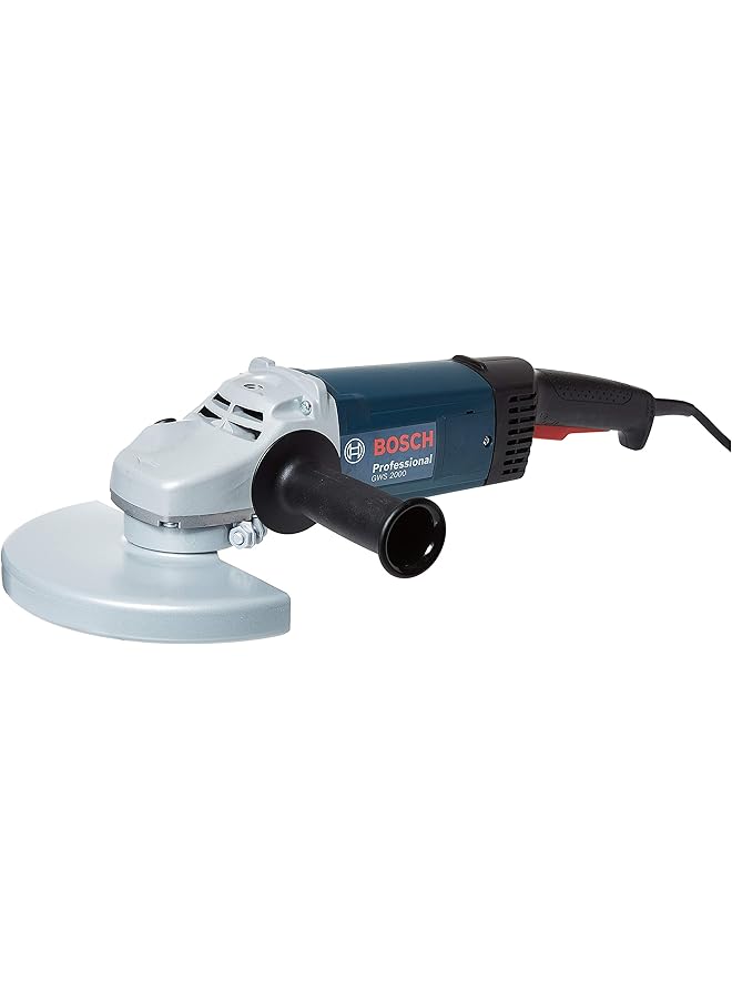 BOSCH Gws 2000 230 Angle Grinder 2000 Watt 6500 Rpm 2300 Rubber Backing Pad Diameter Easily Available Spare Parts - Image 2