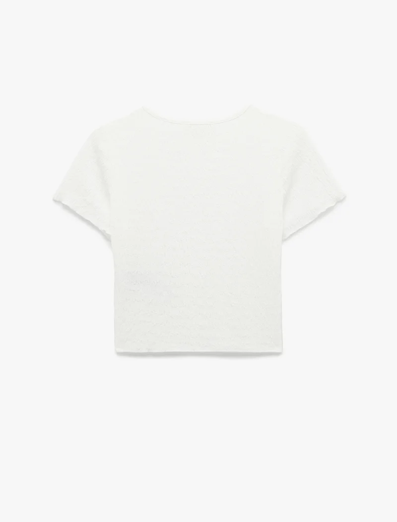 كوتون Crop T-Shirt
