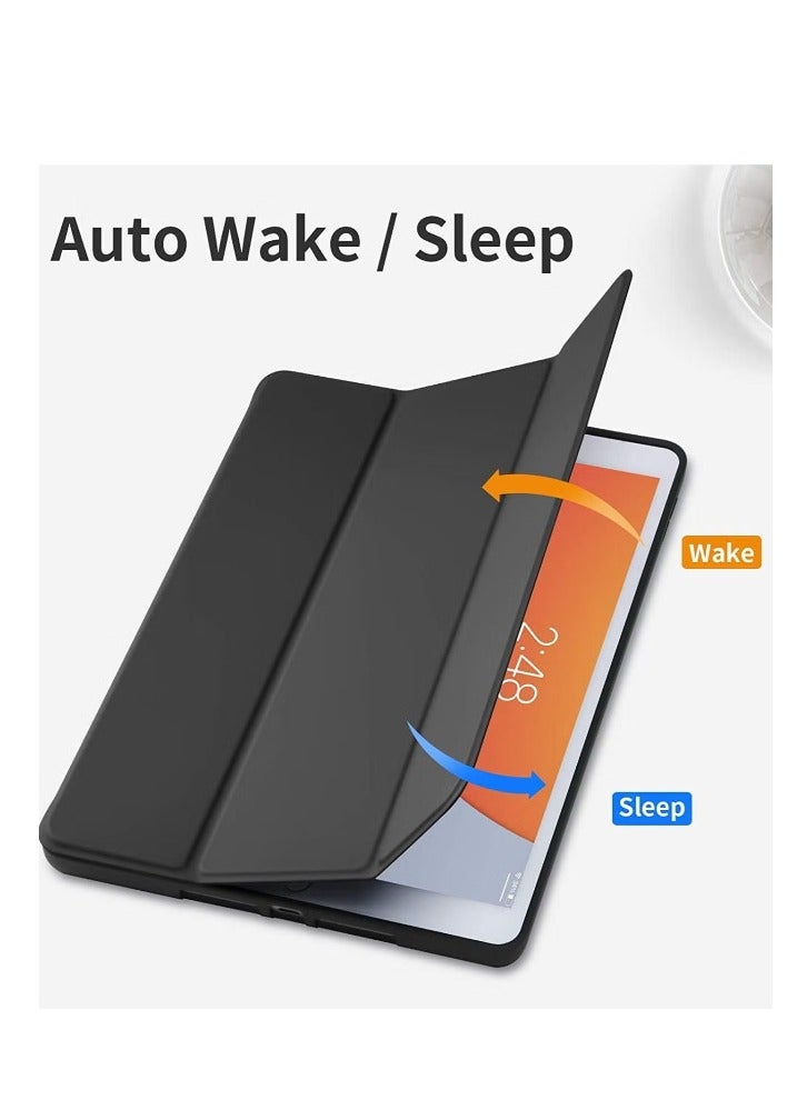 ACLIX Smart Case with Pencil Holder for iPad 10.2 Inch Generation 2021/2020 / 2019, Black - Image 2