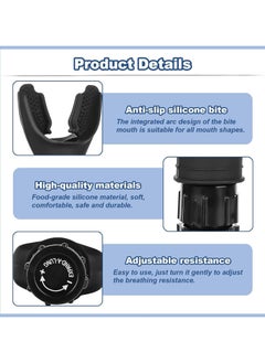 Oasisgalore Spirometry Trainer Portable Spirometry Abdominal Breathing Trainer Adjustable Resistance Lung Training  - Image 3