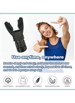 Oasisgalore Spirometry Trainer Portable Spirometry Abdominal Breathing Trainer Adjustable Resistance Lung Training  - Image 4