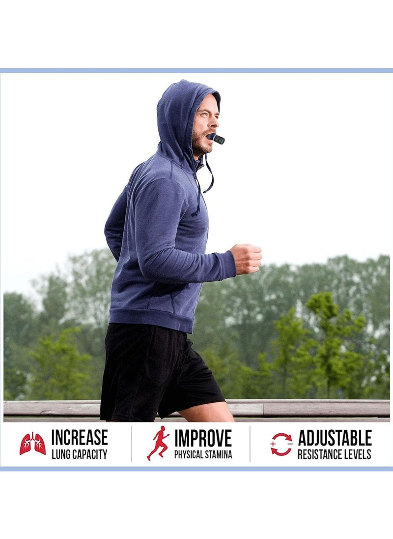 Oasisgalore - Spirometry Trainer Portable Spirometry Abdominal Breathing Trainer Adjustable Resistance Lung Training - Image 1