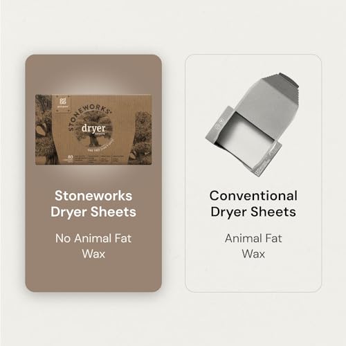 Grab Green, Stoneworks, Dryer Sheets, 80 Compostable Sheets (Birch Branch) - Image 3