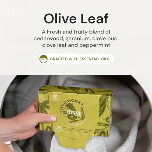 Grab Green, Stoneworks, Dryer Sheets, 80 Compostable Sheets (Birch Branch) - Image 5