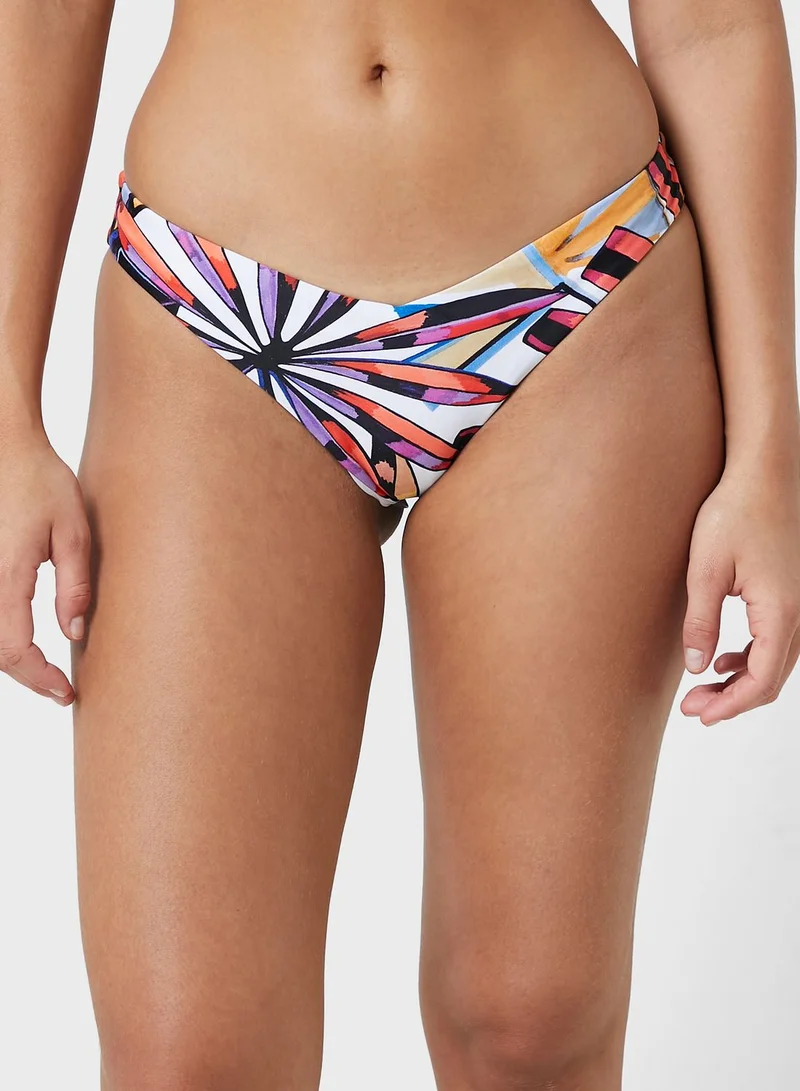 DESIGUAL Printed Bikini Bottom