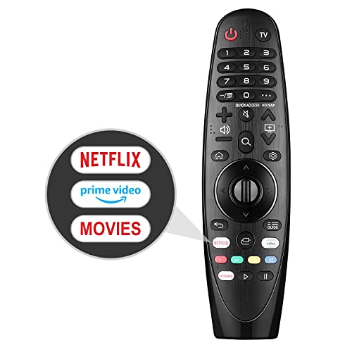 TOPBIRD Jufengrks Universal Remote Control for LG Smart TV Magic Remote Compatible with All Models of LG TVs (NO Voice Function No Pointer Function), Black - Image 1