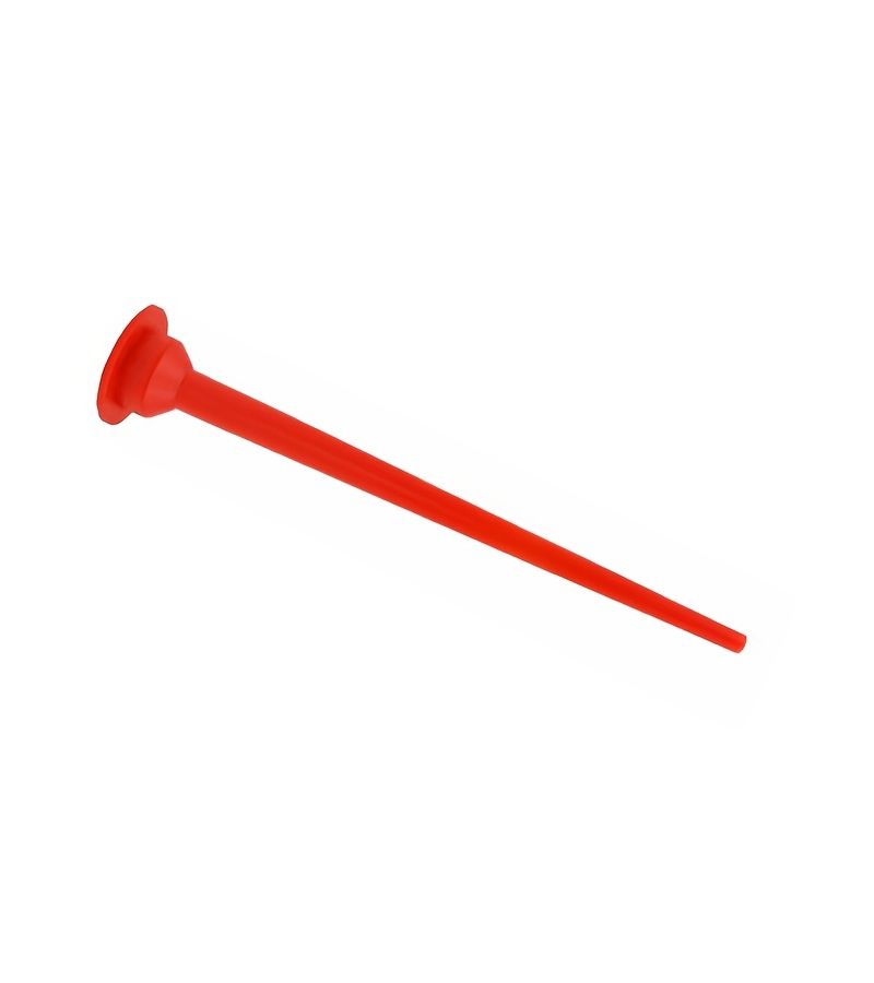 4pcs Long Slim Red Caulking Gun Extension Nozzles For Structural Adhesives - Image 2