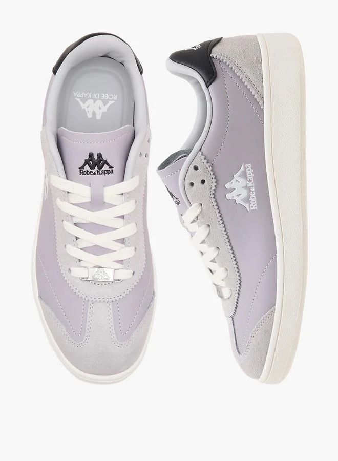 كابا Women Leather Lace-Up Sneakers