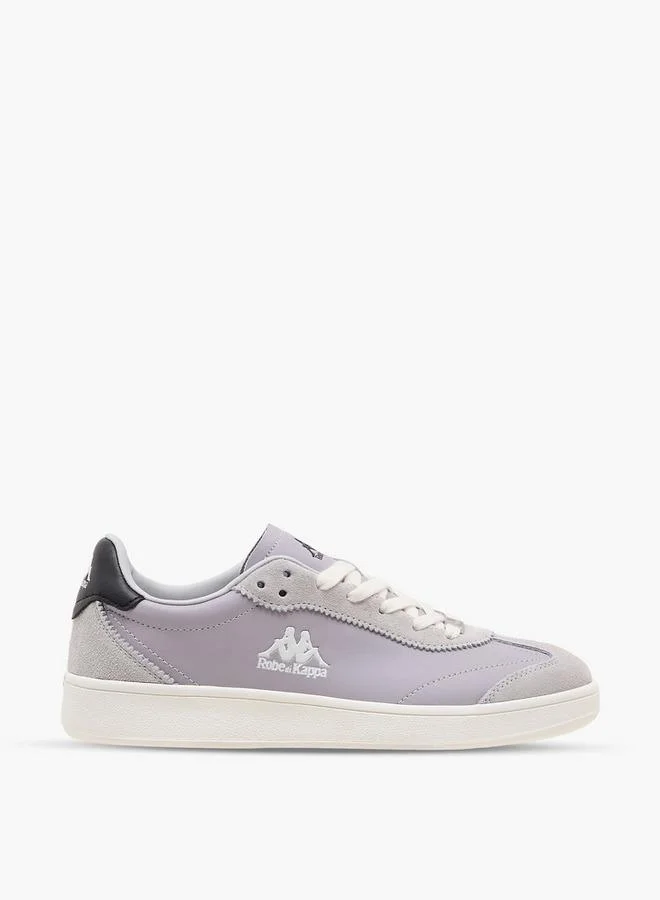 Kappa PURPLE Women Leather Lace-Up Sneakers for Women | Best Price UAE