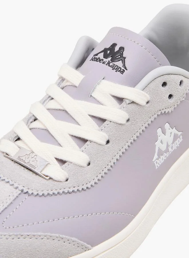 Kappa PURPLE Women Leather Lace-Up Sneakers for Women | Best Price UAE