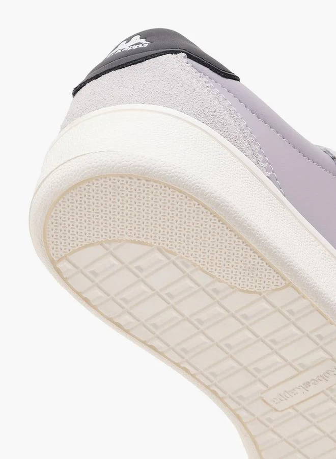 Kappa PURPLE Women Leather Lace-Up Sneakers for Women | Best Price UAE