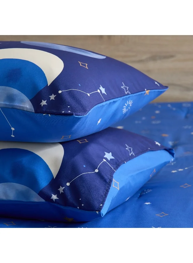 هوم بوكس طقم غطاء وسادة من المايكروفايبر المجرة من توم سلَمبر قطعتين ٥٠٧٥ سم