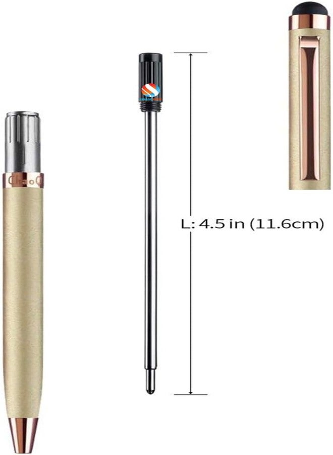 Eshcon India Eshcon 4.5 Ballpoint Ink Refills for Twist Pens [1 mm Medium Tip] Compatible Cross Pen Refills with Medium Pack of 2 Black Ink - Image 3