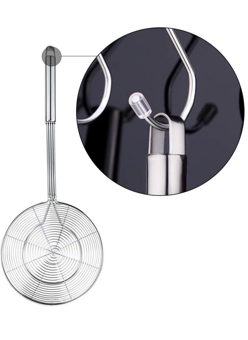 Oasisgalore 7-Inch Stainless Steel Spider Strainer with Handle for Frying, Pasta, and Noodles  - Image 4