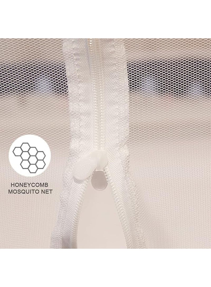 GT-Wheel Mosquito Net for Beds Portable Folding Triple Door Travel Bed Tents Crib Netting - Image 2