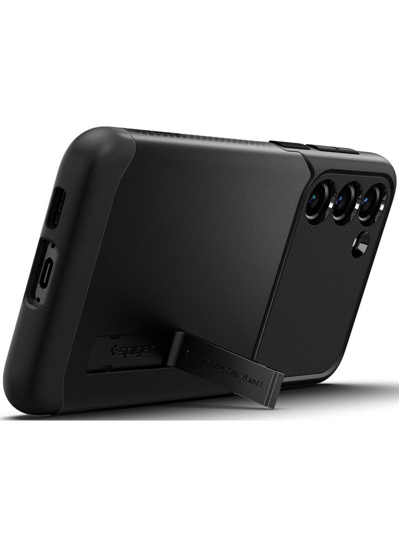 Spigen Slim Armor for Samsung Galaxy S23 Case Cover with Kickstand - Black - Image 2