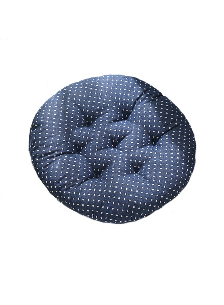 آنا وسادة كراسي دائرية مريحة من القطن والكتان لهوم أوفيس، تنفسية - Image 1