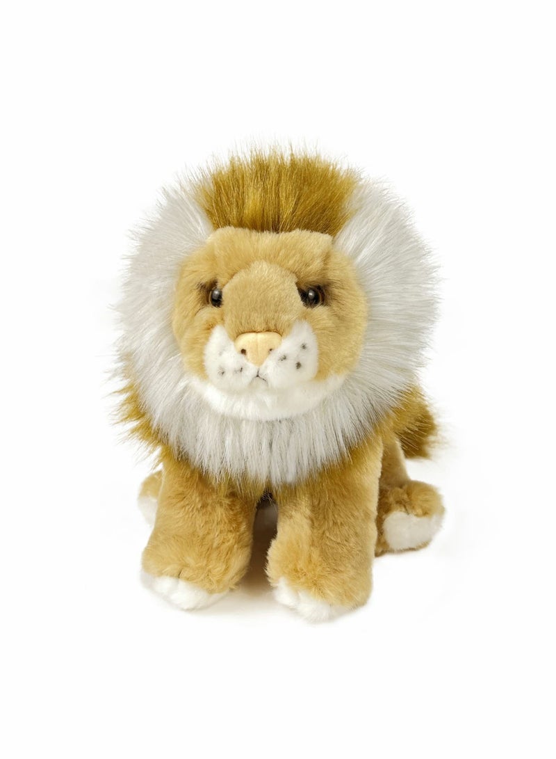 SYOSI 12in Lion Stuffed Animal, Soft Plush Toy, Gift for Kids Yellow Plush Lion Stuffed Animal Soft Cuddly Perfect for Child (Yellow Lion) - Image 1