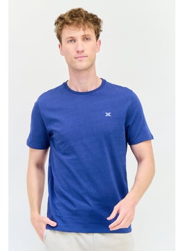 RBX Men Sportswear Fit Short Sleeve Outdoor T-Shirt, Ensign Blue  - Image 1