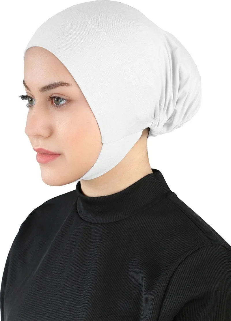 إيكاردين Jaw Hijab Bonnet - St 110 White