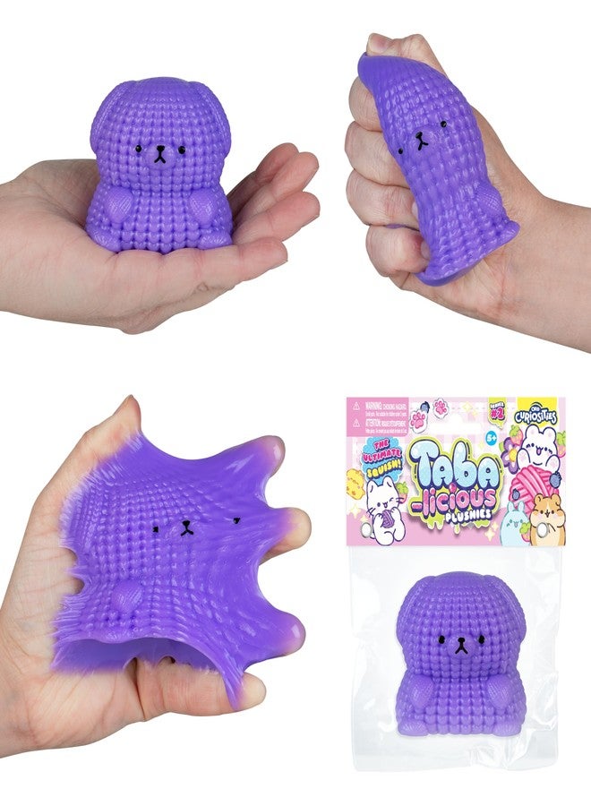The Orb Factory ORB Tabalicious Plushies TABA Squishy Dog Plushy Toy - Crochet Style TABA Animal Plushies - Soft, Sticky Taba-Licious Squishies - Fun Stress Relief - Kawaii Sensory and Fidget Toys Kids and Adults - Image 2