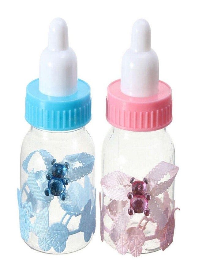 Atpata Funky Mini Baby Bottles (7cms) for Dry Fruit Candy Box/Gifts Decorations/Baby Shower Baby Arrival Feeding Bottle/Party Decor (12pcs. Pink Baby Girl Bottles) - Image 4
