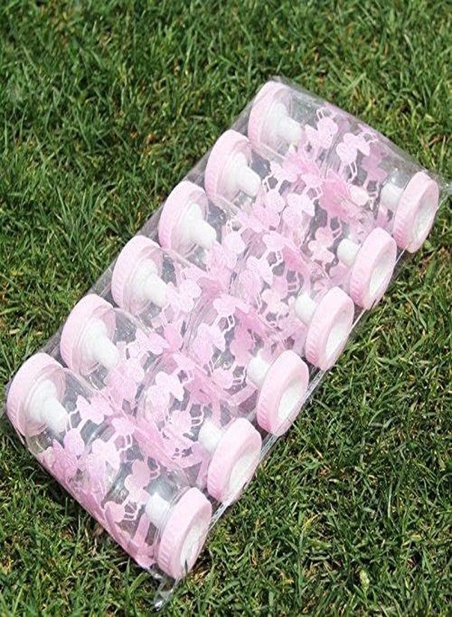Atpata Funky Mini Baby Bottles (7cms) for Dry Fruit Candy Box/Gifts Decorations/Baby Shower Baby Arrival Feeding Bottle/Party Decor (12pcs. Pink Baby Girl Bottles) - Image 2